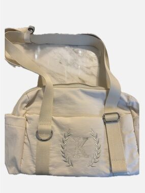 Embroidered initial Dance workout bag